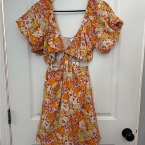 LAWLESS Vibrant Floral Dress